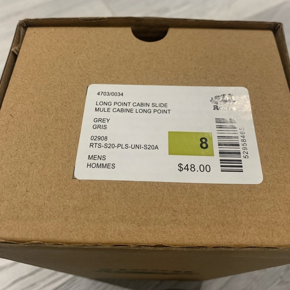 Roots Men Long Point Cabin Slide - Size 8 - Picture 6 of 6